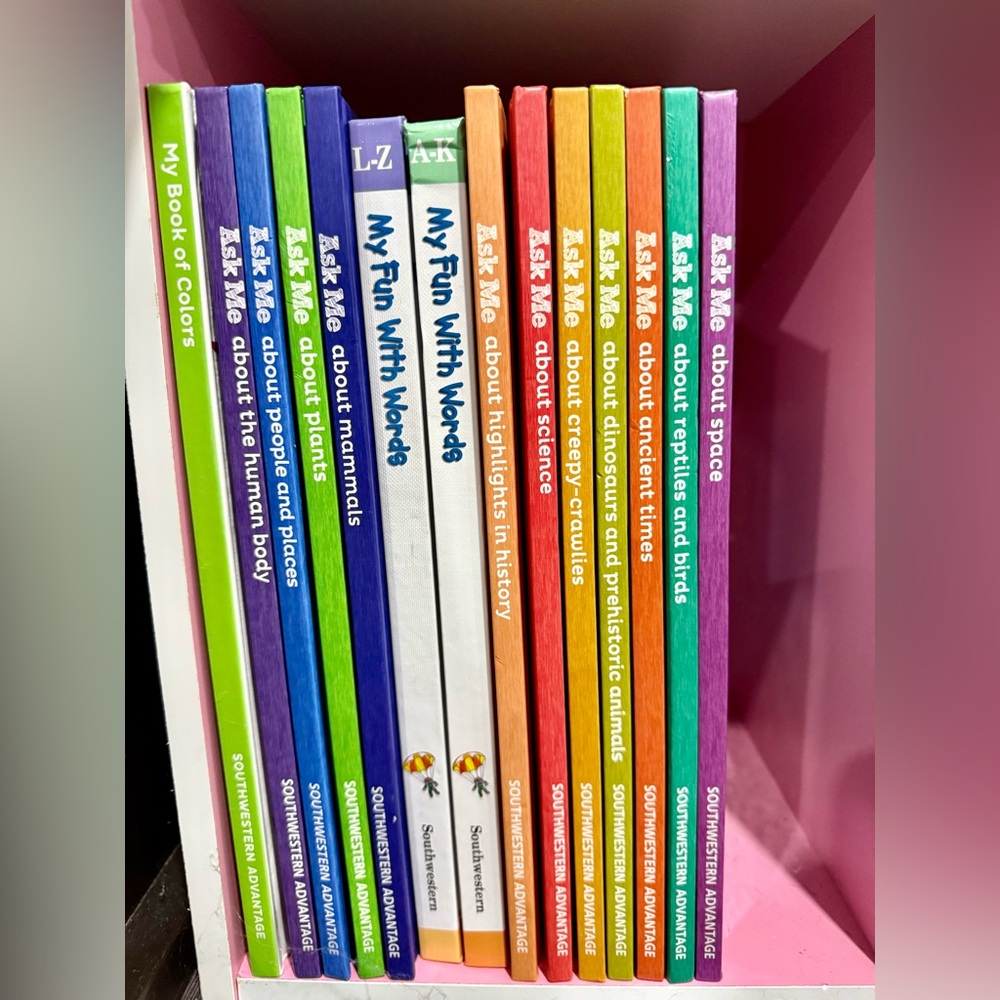 Ask me series learning 📕 14 piece set📕Like new. Never really used📕Hard cover